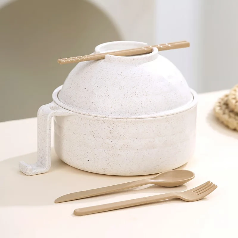 🍜 Microwave Ramen Cooker Bowl Set – Cook, Drain & Enjoy Noodles in Minutes